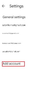 Add accounts option