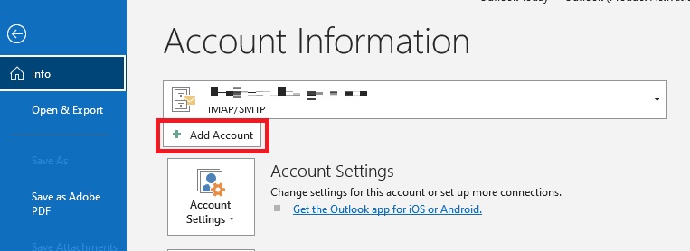 If you already have an account in Outlook, then use this method