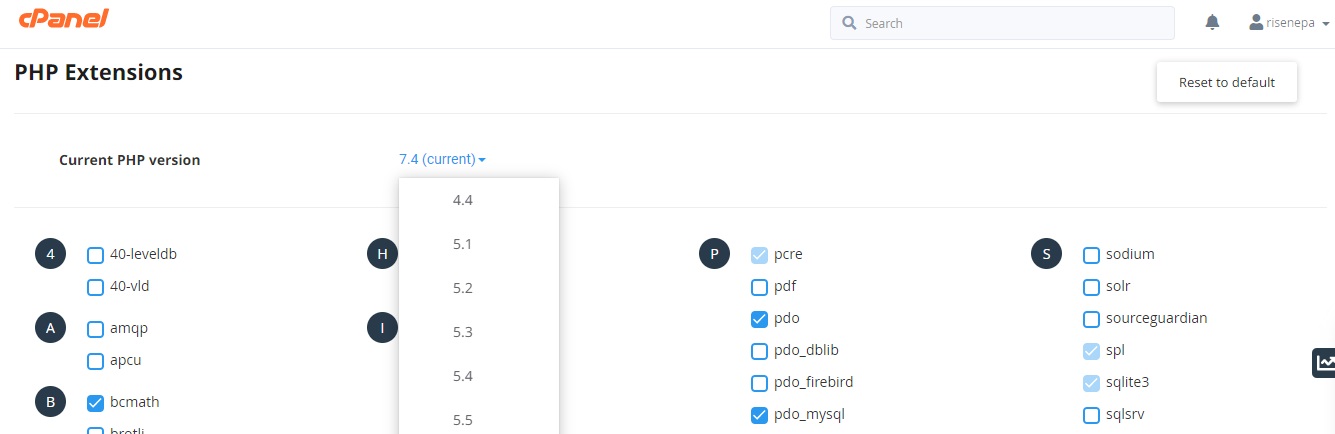 3 ways to run a different PHP version in cPanel ? - eHostingServer