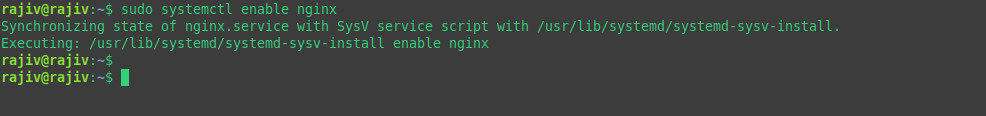 Successfully Install WordPress on Ubuntu 26.04 with Nginx 7 Enabling the nginx web server