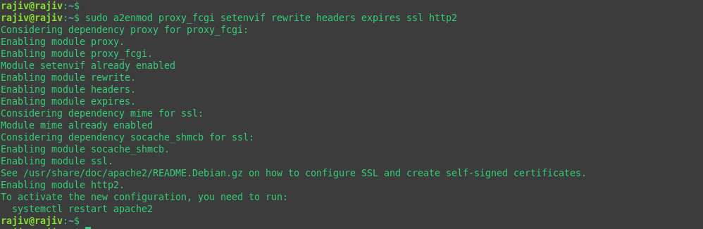 Effortlessly deploy a Production-Ready WordPress on Ubuntu 26.04 using LAMP Stack 17 Enabling the required apache modules