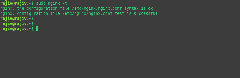 Successfully Install WordPress on Ubuntu 26.04 with Nginx 23 Verifying the nginx syntax