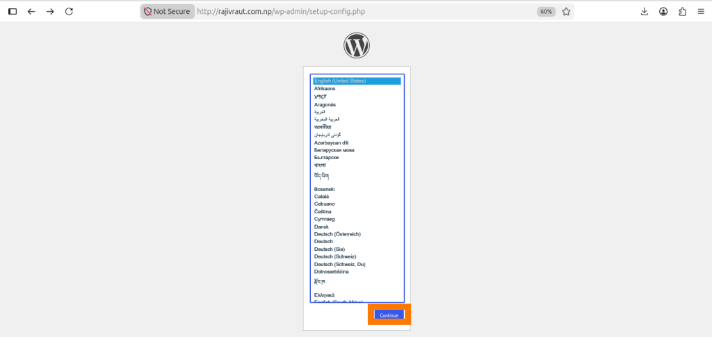 Successfully Install WordPress on Ubuntu 26.04 with Nginx 27 wordpress installation